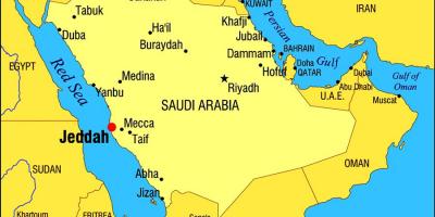 Jeddah KSA வரைபடம்