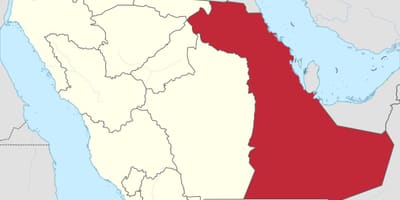 வரைபடத்தை கிழக்கு மாகாணம், சவூதி அரேபியா
