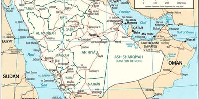 வரைபடம் சவுதி அரேபியா ஆன்லைன்