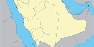 வெற்று வரைபடத்தை சவுதி அரேபியா