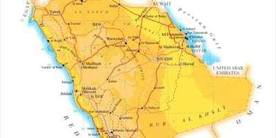 ரியாத் KSA வரைபடம்