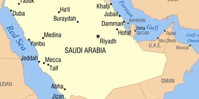 Arar KSA வரைபடம்