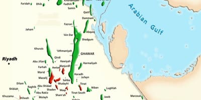 வரைபடம் manifa சவுதி அரேபியா
